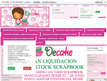 Tablet Screenshot of decake.es